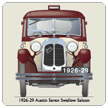Austin Seven Swallow Saloon 1926-29 Coaster 2